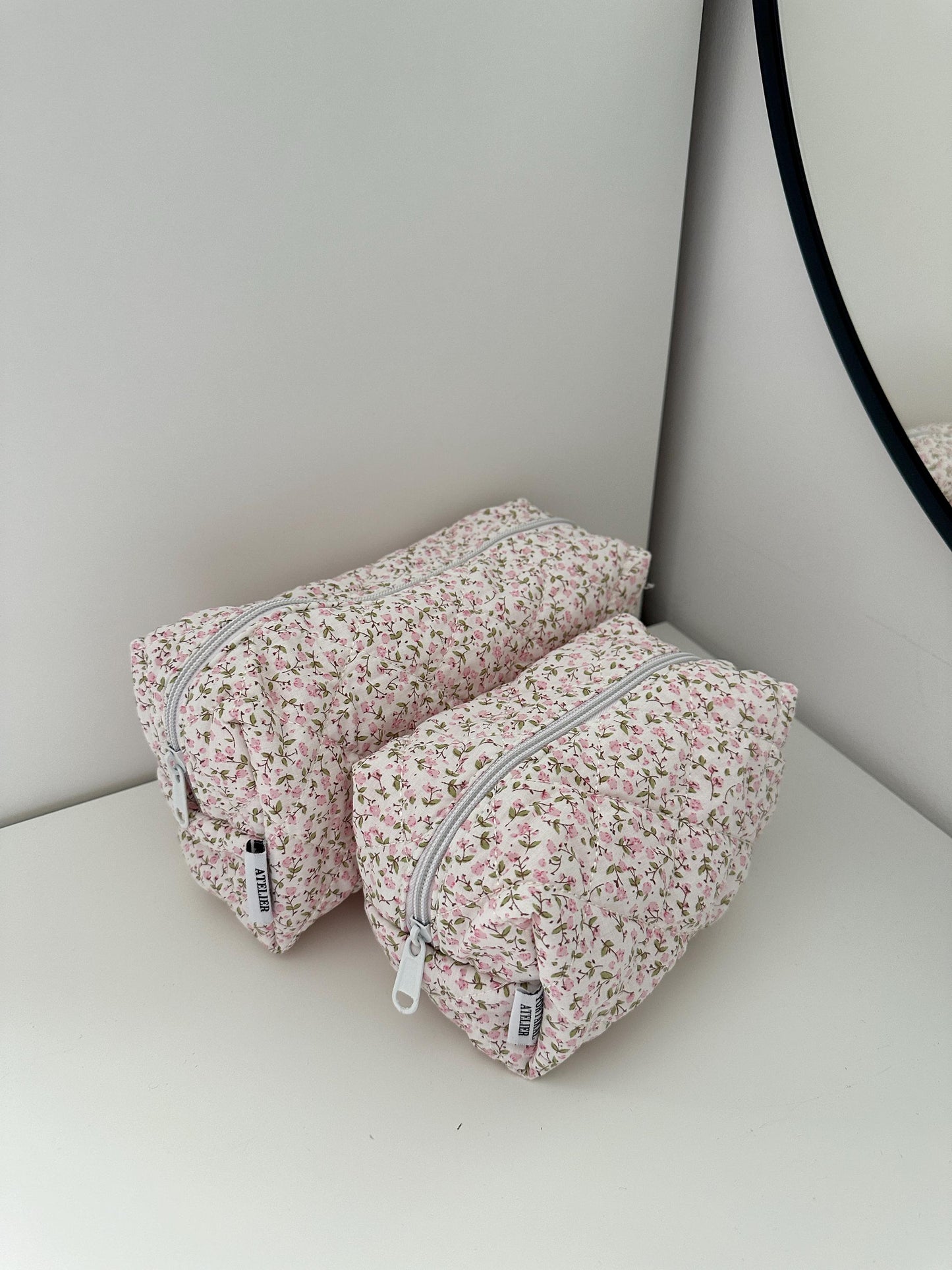 Kosmetiktasche aus Baumwolle "Peonies"